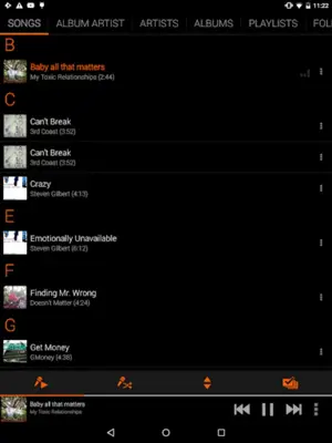 Rocket Player Dark Orange android App screenshot 8